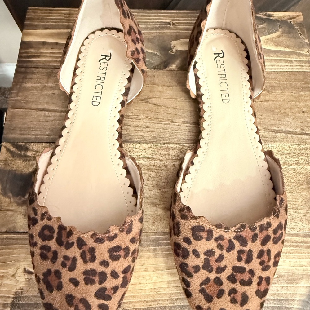Restricted Brown Leopard Women's Loafers